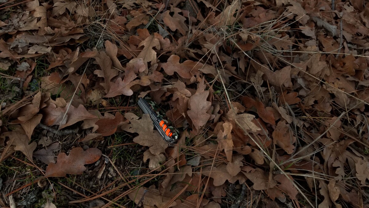 The bright color may not be to your taste, but it could come in handy if you drop or lose your knife